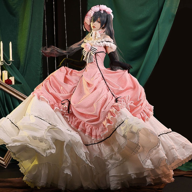 黒執事 シエル·ファントムハイヴ コスプレ衣装 ドレス かわいい コスチューム アニメ服