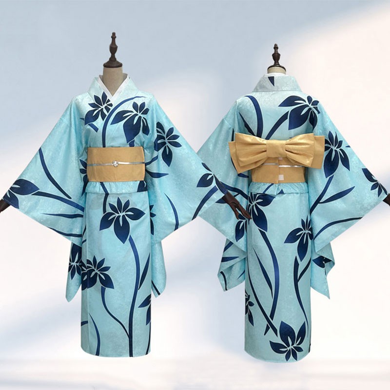 鬼滅の刃 無限城編 恋雪（こゆき） 浴衣 コスプレ衣装 コスチューム  和服　着物 イベント 撮影用