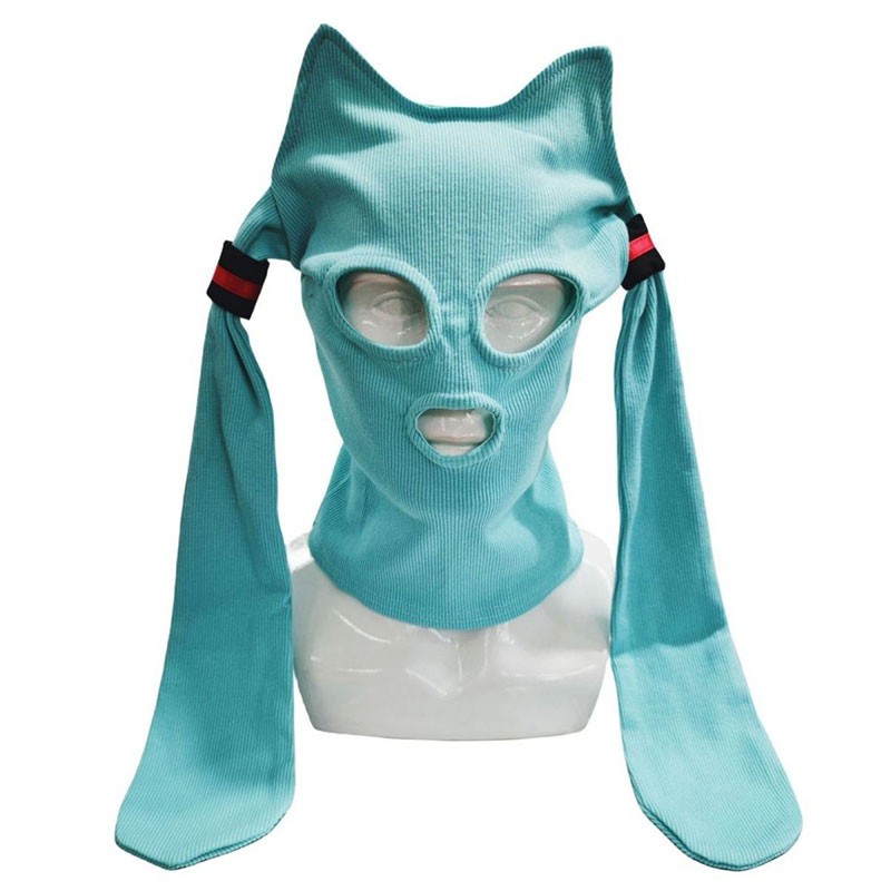 ボーカロイド　VOCALOID  初音ミク コスプレ覆面 かっこいい 変なタイプ 撮影