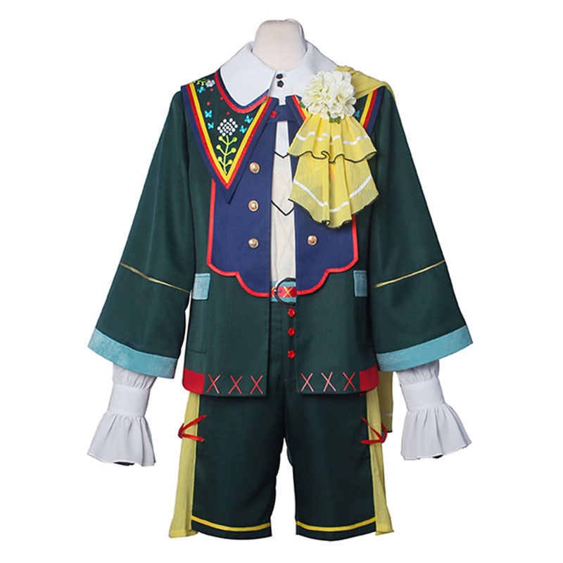 あんさんぶるスターズ! Ensemble Stars　仁兎なずな　Rabits 舞台衣装　礼服セット　革　ジョーゼット　コスチューム　