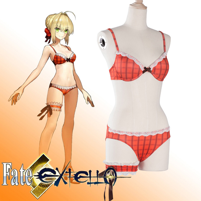 Fate/GO　グランドオーダー　赤いセイバー　水着　プール　ビキニ　セクシー　コスプレ衣装