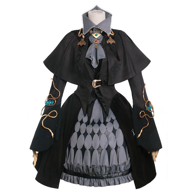 ファイナルファンタジーXIV アイディアル・ウィッケコート コスプレ衣装 黒魔 スカート かわいい コスチューム