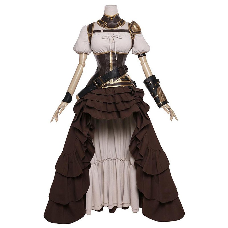 ファイナルファンタジーXIV ネオイシュガルディアン・レンジャートップス コスプレ衣装 撮影 スカート かわいい コスチューム