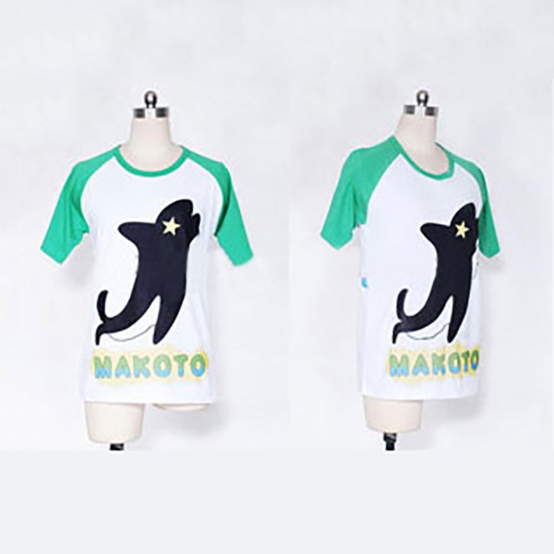 free!　橘真琴（たちばな まこと）　コスチューム　Ｔシャツ　夏服　日常可　私服
