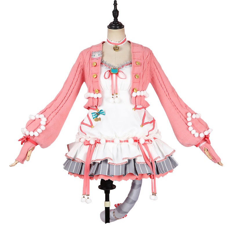 ラブライブ スクールアイドルプロジェクト 東條希 コスプレ衣装 コスチューム 猫女 かわいい 撮影