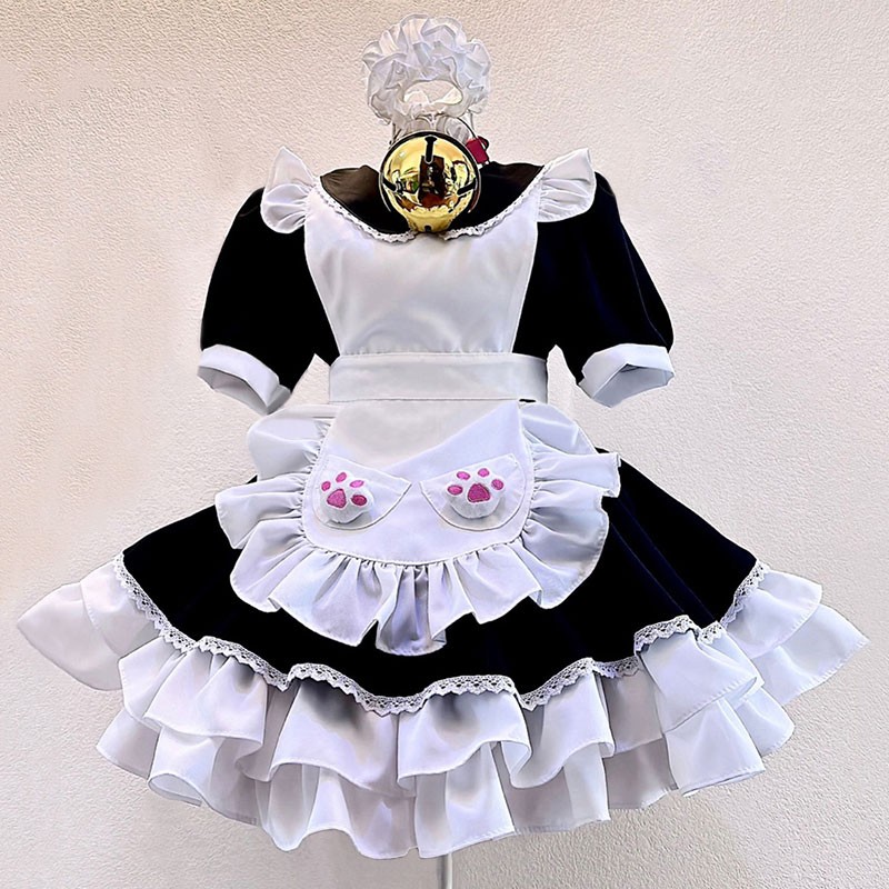 メイド服 コスプレ衣装 コスチューム かわいい 撮影 大きな鈴