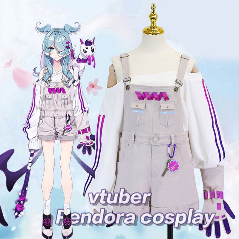 Vtuber 　にじさんじ　Elira Pendora　カジュアルウェア　日常服　私服　ジーンズ　ピンク　コスチューム　