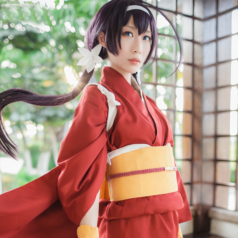 文豪ストレイドッグス 泉鏡花 いずみきょうか コスプレ衣装 和服　着物　浴衣