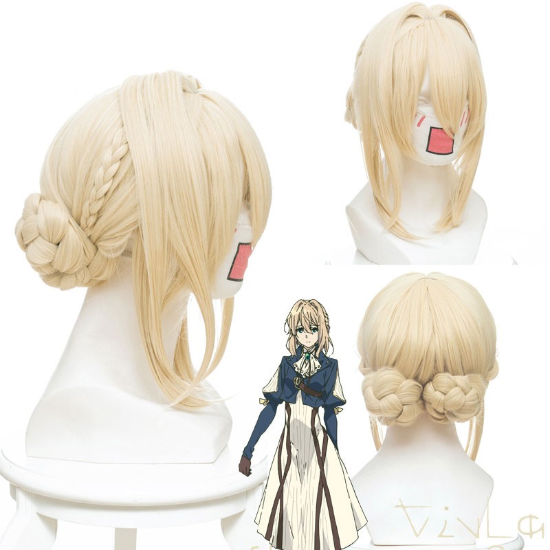 ヴァイオレット?エヴァーガーデン　ヴァイオレット?エヴァーガーデン/Violet Evergarden　白いコスプレウィッグ