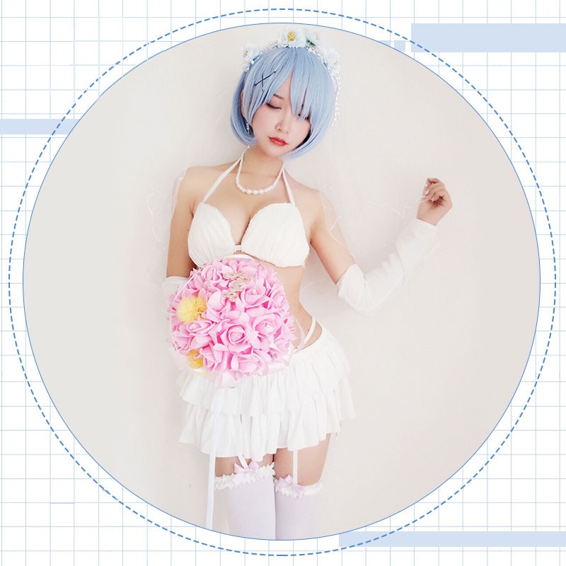 Re：ゼロから始める異世界生活　レム　花嫁服　ビキニ　コスプレ衣装