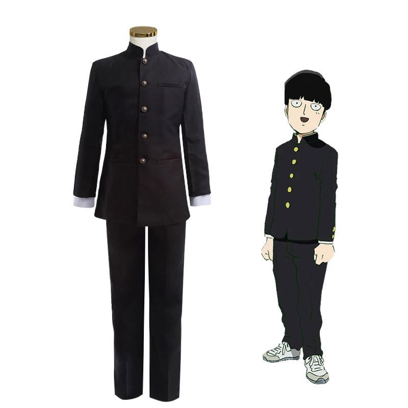 モブサイコ100　影山茂夫　スーツ　黒　男装　コスチューム　学校制服　コスプレ　