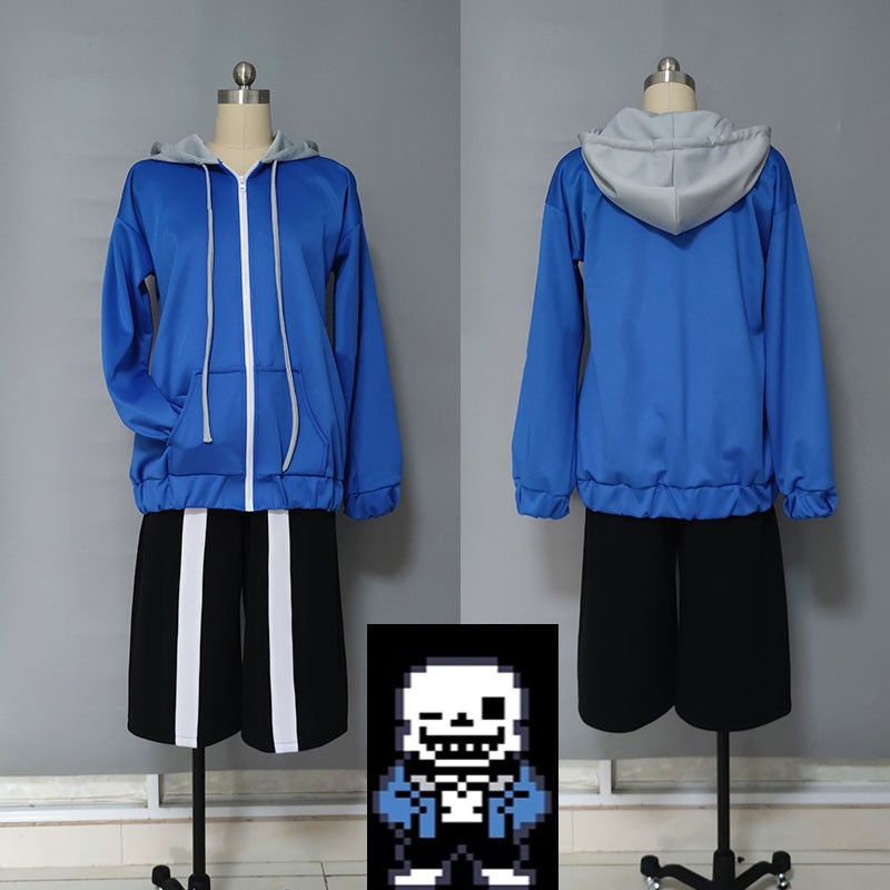 undertale ink！Sans　サンズ　青　キャンパス　コスプレ　コスチューム　カジュアル　スポーツスタイル