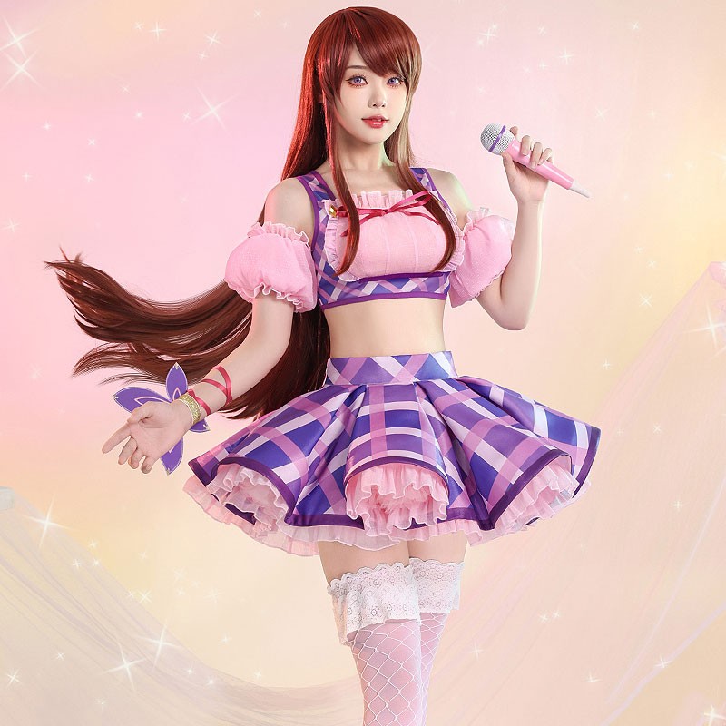 アイカツ！シリーズ　Aikatsu! Series　紫吹蘭　パープル　甘い風　かわいい　コスプレ