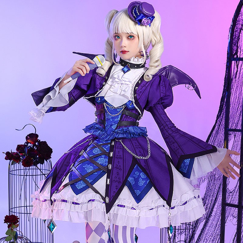 アイカツ！シリーズ　Aikatsu! Series　藤堂ユリカ　パープル　甘い風　かわいい　コスプレ