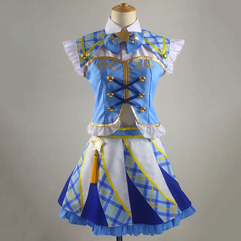 アイカツフレンズ！霧矢 あおい　少女　コスプレ衣装　ワンピース　スカート　ミニ丈