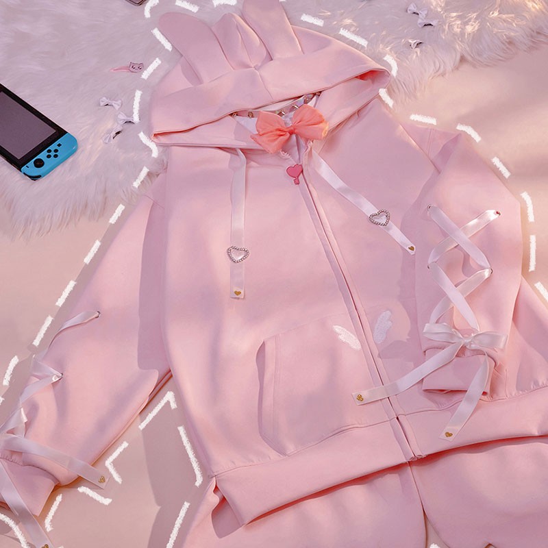 NEEDY GIRL OVERDOSE　にーでぃがーるおーばーどーず　超絶最かわてんしちゃん　コスプレ衣装　ピンク色　パーカー　カワイイ風