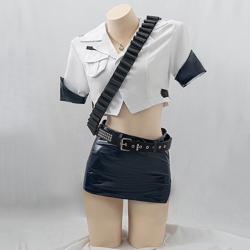 パンティ&ストッキングwithガーターベルト　アナーキー・パンティ　コスプレ衣装　制服　警察官　セクシー　カッコイイ　スーツ　撮影用