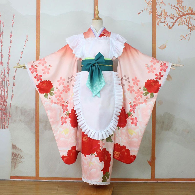 ホロライブ　Ceres Fauna　コスプレ衣装　着物　メイド　セレス・ファウナ　新衣装　Vtuber