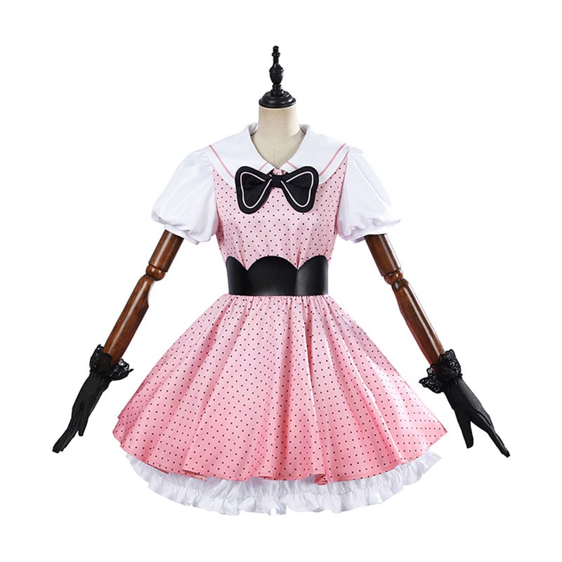 推しの子　星野ルビー　コスプレ衣装　アイドル　ピンク　かわいい　水玉模様　コスチューム　撮影