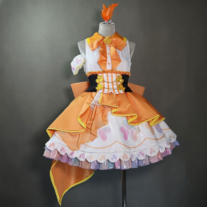 プロジェクトセカイ カラフルステージ!  花里みのり コスプレ衣装 可愛い風 ロリータ コスチューム 撮影