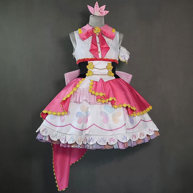 プロジェクトセカイ カラフルステージ!  桃井愛莉 コスプレ衣装 可愛い風 ロリータ コスチューム 撮影