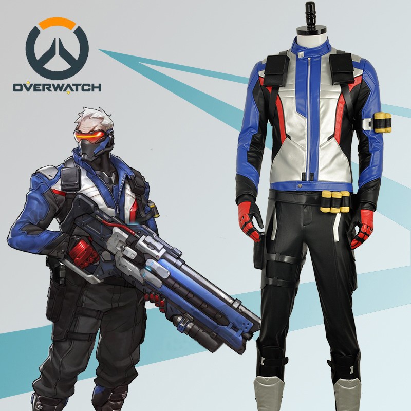 Overwatch　オーバーウォッチ　 OW　ソルジャー76　兵士服　コスプレ衣装