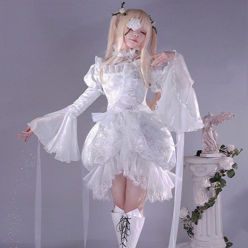 ローゼンメイデン　雪華綺晶　きらきしょう　コスプレ衣装　変装　スカート　ロリータ　かわいい