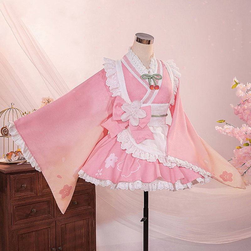 初音ミク　桜ミク　コスプレ衣装　ピンク　着物　和風　コスチューム　かわいい