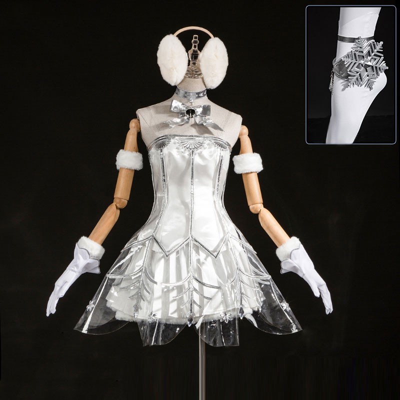 初音ミク 雪ミク コスプレ衣装 かわいい  撮影 コスチューム スカート
