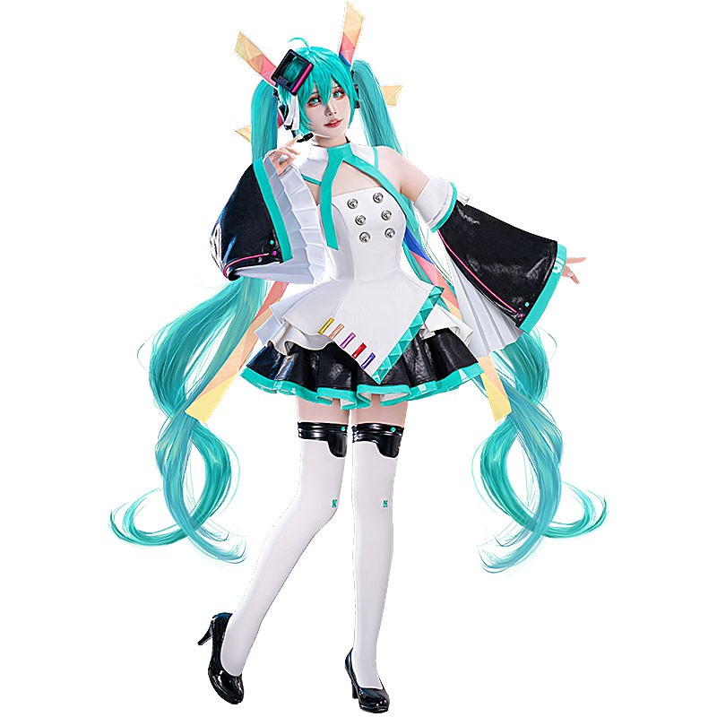 初音ミク ミク Miku コスプレ衣装 かわいい  十週年二次元衣装 コスチューム スカート