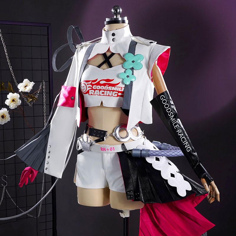 初音ミク ミク Miku コスプレ衣装 かわいい レーシングスーツ コスチューム 足入れ物