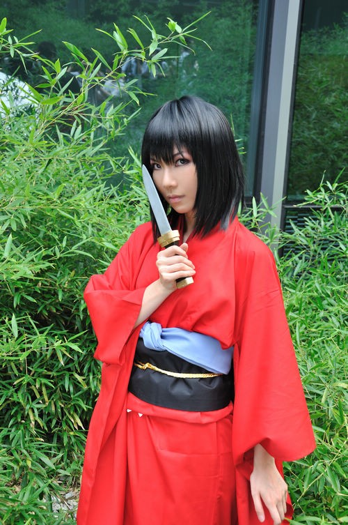 空の境界 殺人考察（前） 両儀式（りょうぎ しき） 赤い着物　コスプレ衣装