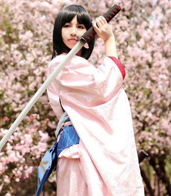 空の境界 両儀式（りょうぎ しき） 振袖着物セット　コスプレ衣装