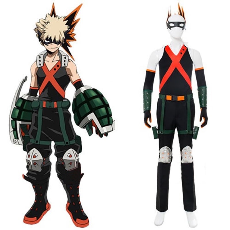 僕のヒーローアカデミア　爆豪勝己　ばくごうかつき　コスプレ衣装　変身　戦闘服　ヒーロー　カッコイイ