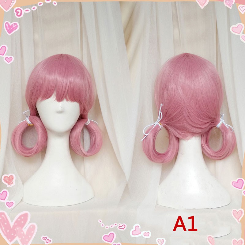ポケットモンスター　Nurse Joy　ジョーイさん　ウィッグ　ピンク　コスプレウィッグ