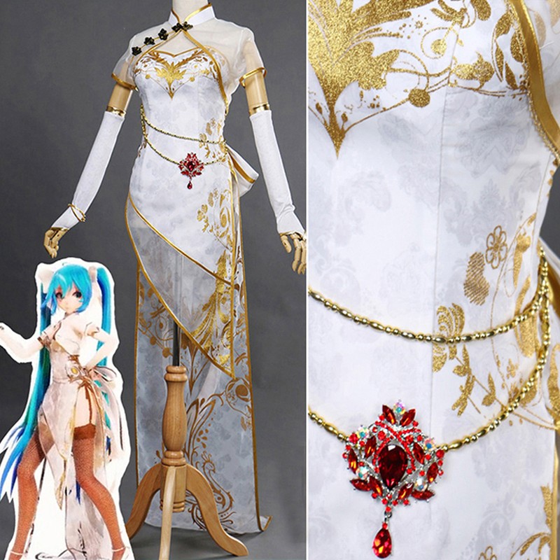 VOCALOIDボーカロイド? 初音ミク MIKU　チャイナドレス  セクシー　　新品　 人気コスプレ衣装