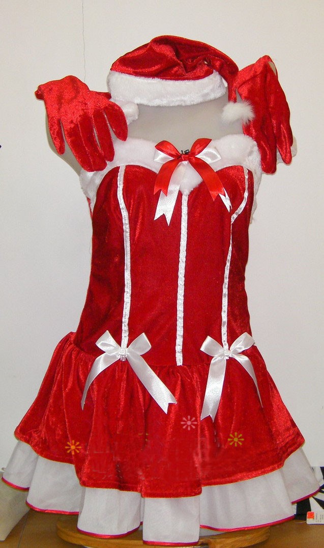 クリスマスパーティー サンタドレス ドリームガール コスプレ コスチューム 