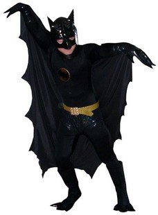 バットマン　仮装　タイツ　カートゥーンキャラクター衣装　コスチューム