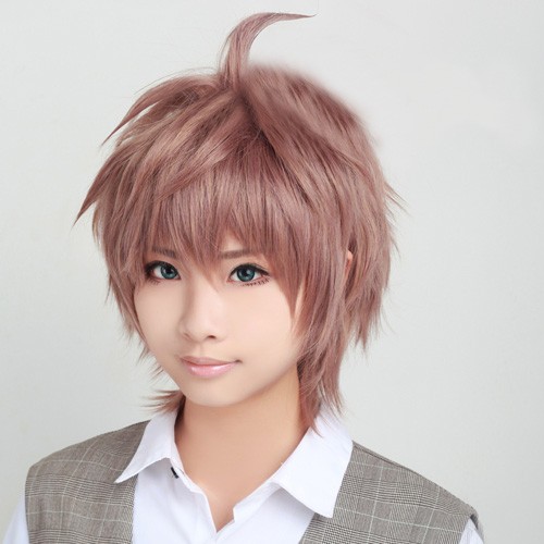 ダンガンロンパ 希望の学園と絶望の高校生 苗木誠 耐熱ウィッグ コスプレ