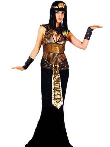ブラック?ゴールド クレオパトラ 大人用 ハロウィーン コスチューム