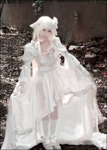 Chobitsちょびっツ ちぃ 華やかなドレス　コスプレ衣装