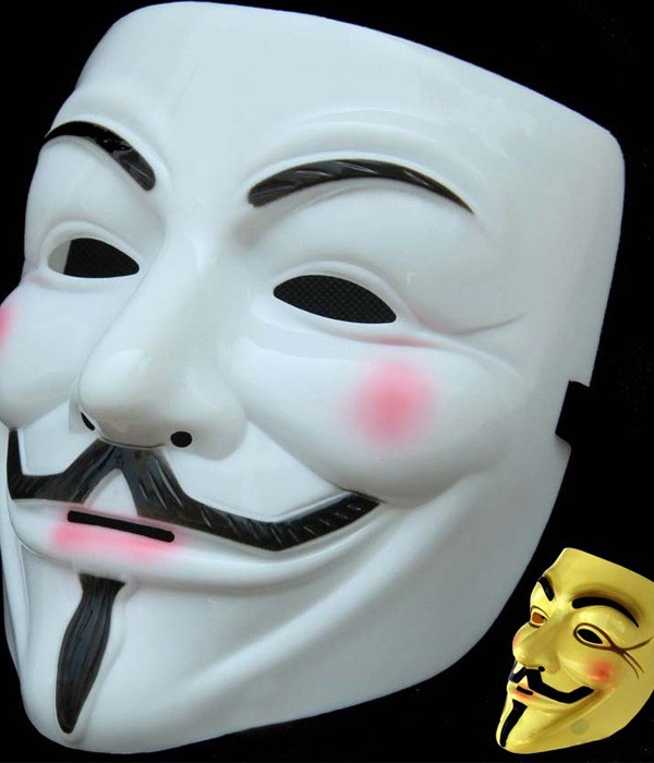 Vフォー?ヴェンデッタ（V FOR VENDETTA）V 風マスク コスプレ道具小物　 