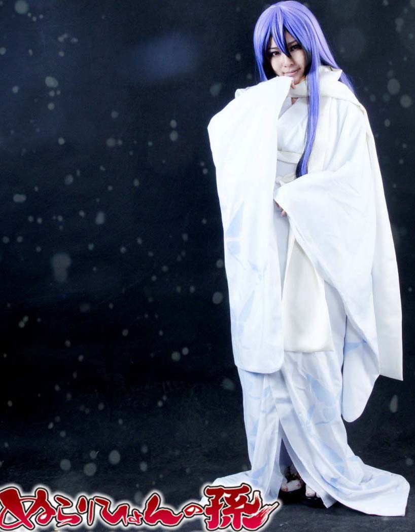 ぬらりひょんの孫 雪女 ゆきめ 雪麗（せつら） 和服 コスプレ衣装