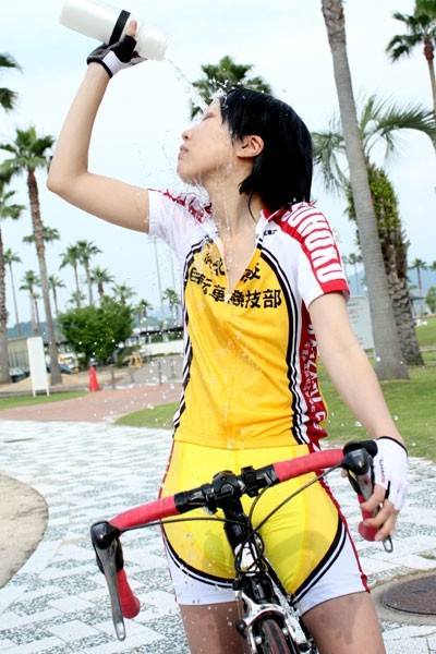 弱虫ペダル 総北高校自転車競技部 サイクルウェア コスプレ衣装 カーレース服 ユニフォーム 