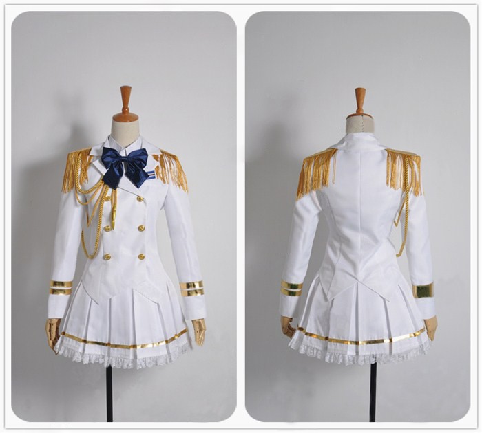 うたのプリンスさまっ　 七海春歌 白色軍服 コスプレ衣装