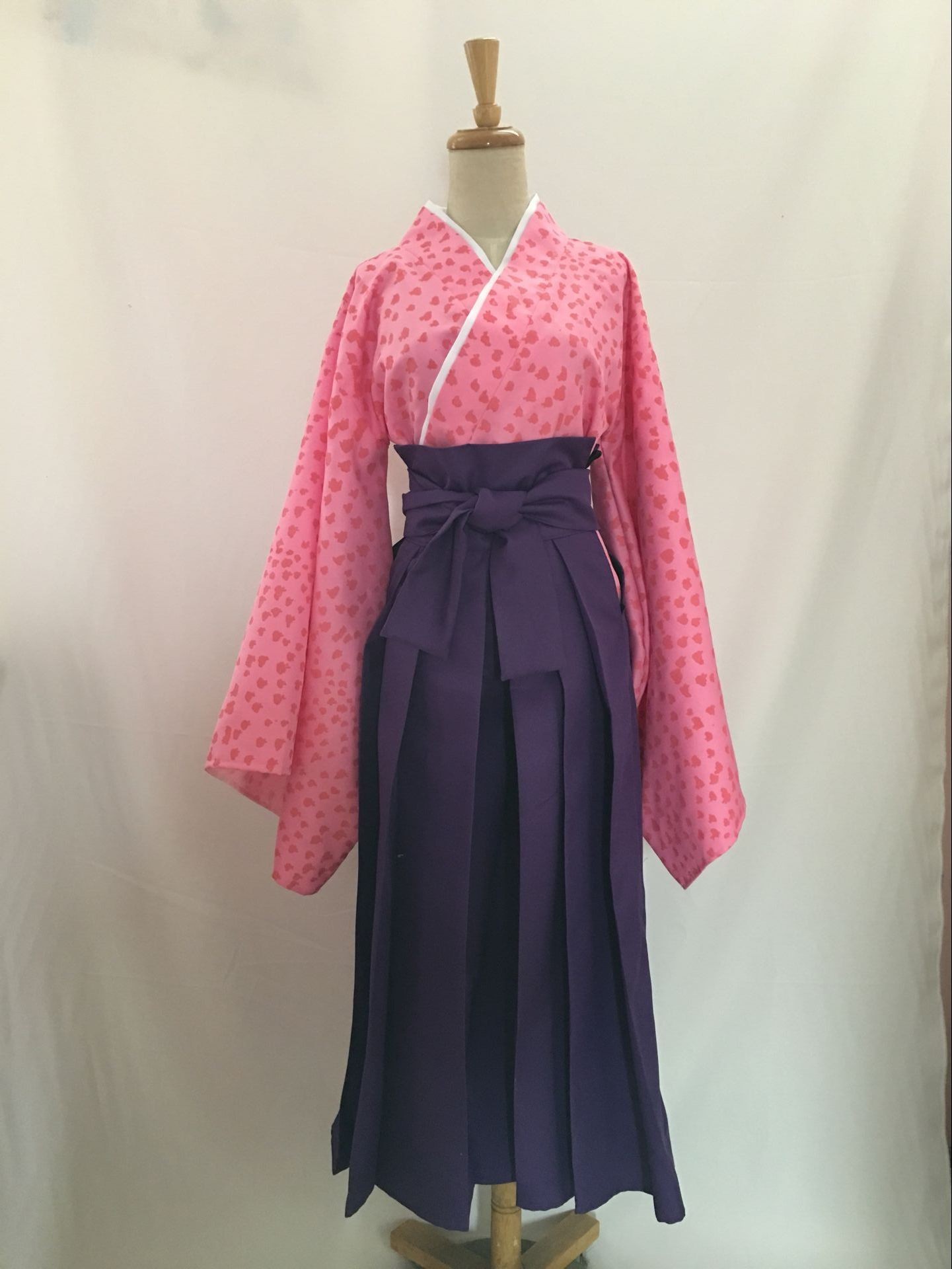 曇天に笑う 牡丹 和服 ☆コスプレ衣装 着物