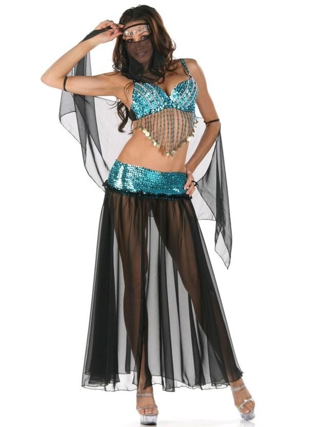 黒シースルーエジプト クレオパトラ エジプト女王 ハロウィーン コスチューム