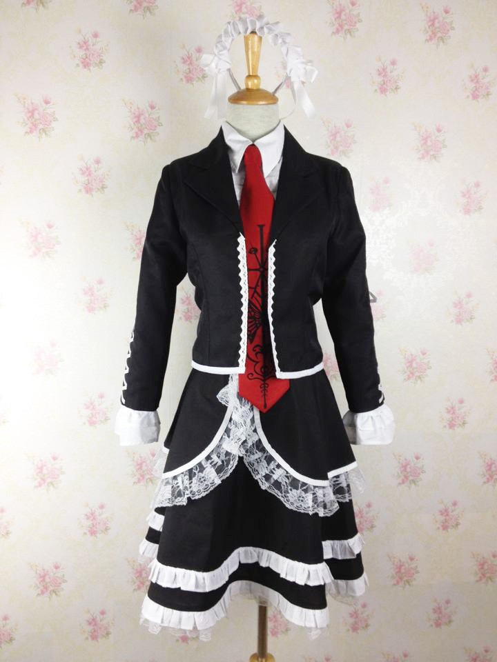 ダンガンロンパ 希望の学園と絶望の高校生 セレスティア ゴスロリ服 コスプレ