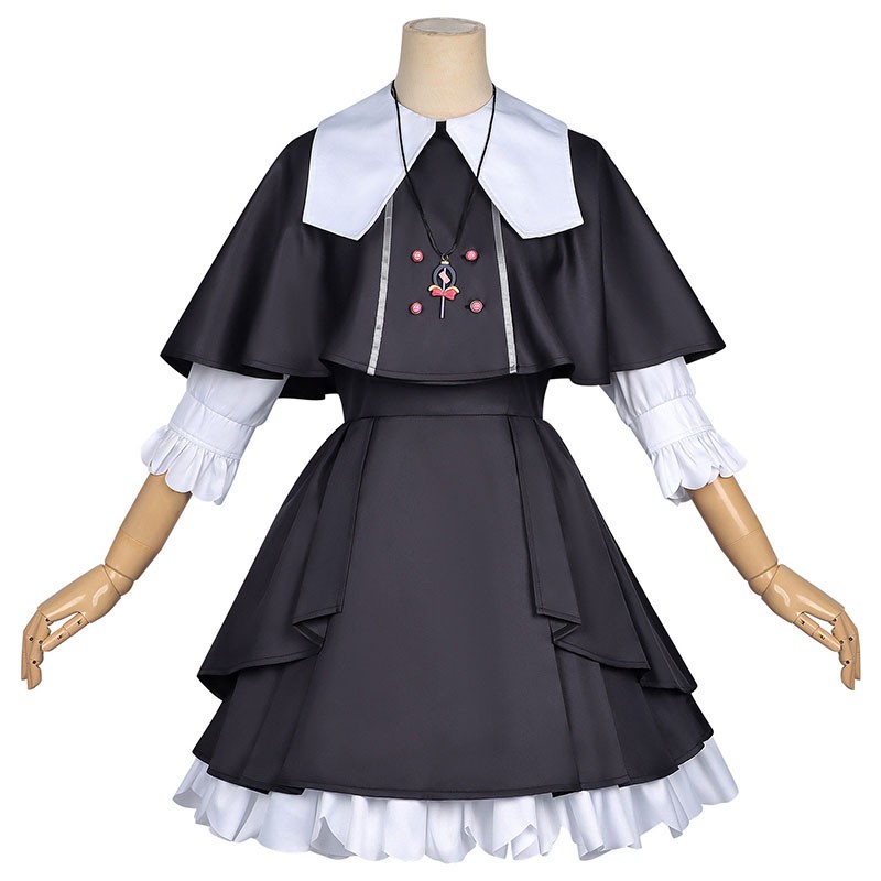 名探偵プリキュア！ 森亜るるか もりあるるか コスプレ衣装 私服 ワンピース ケープ 日常服 コスプレ通販 送料無料