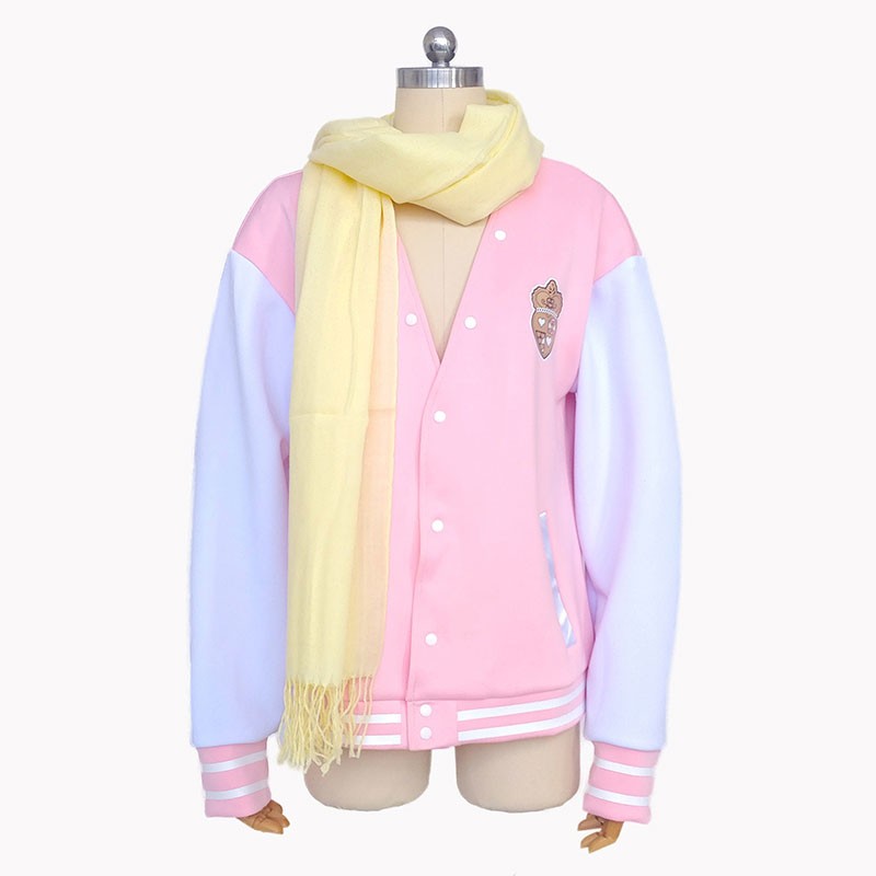 サノバウィッチ 因幡めぐる いなばめぐる コスプレ衣装 コスチューム コート マフラー 蝶ネクタイ